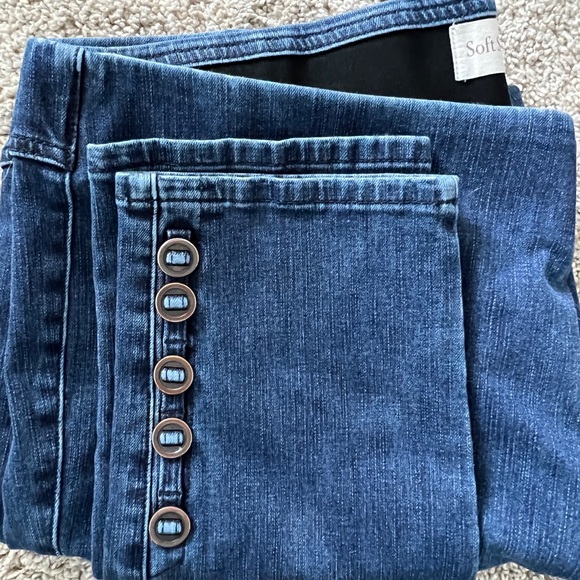 Soft Surroundings High Waist Button Hem Pull On Jean Jeggings size 1X - Picture 10 of 10